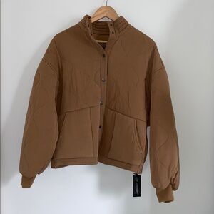 Quilted Bomber Jacket